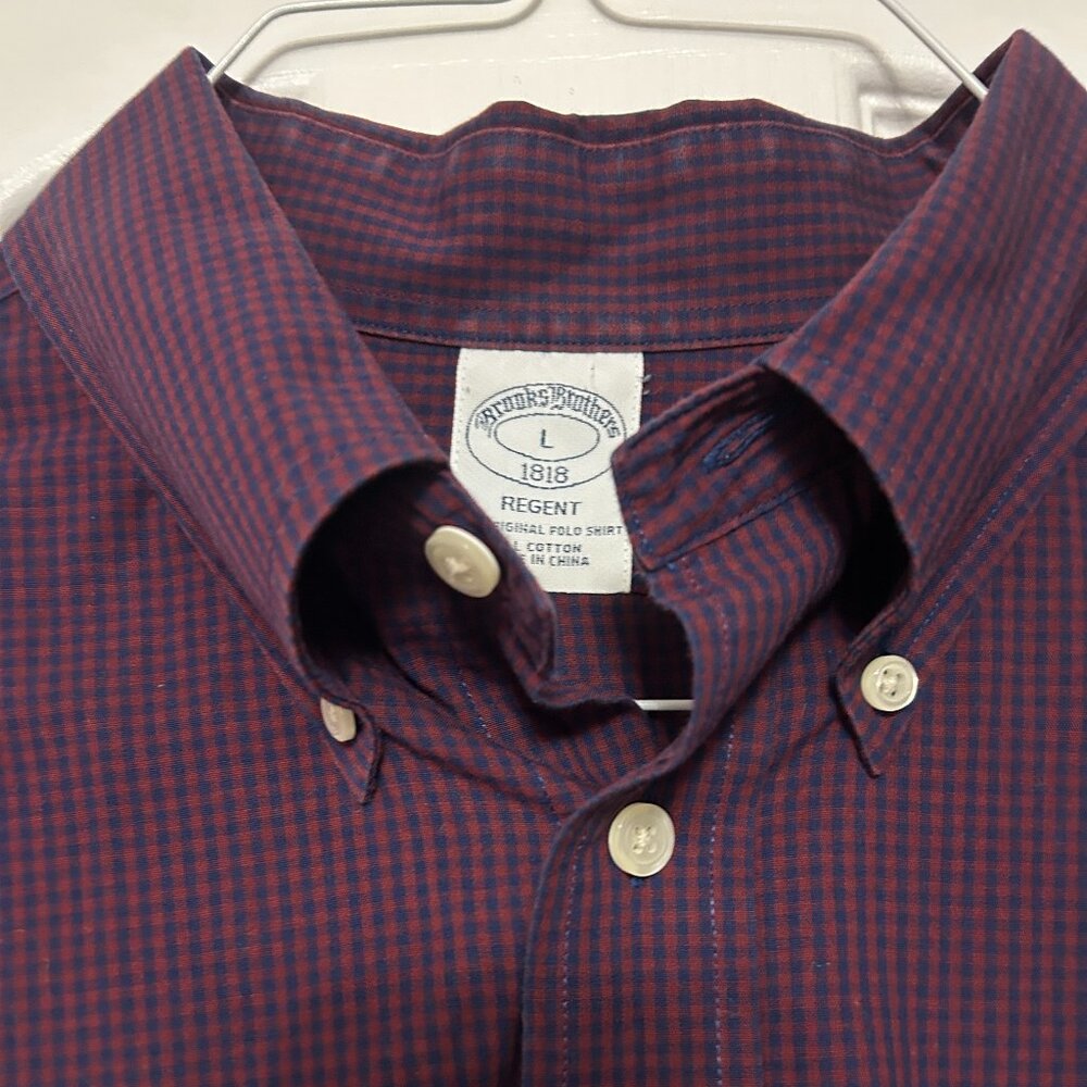Brooks Brothers Regent Men's Button Down Polo Shirt Size L
